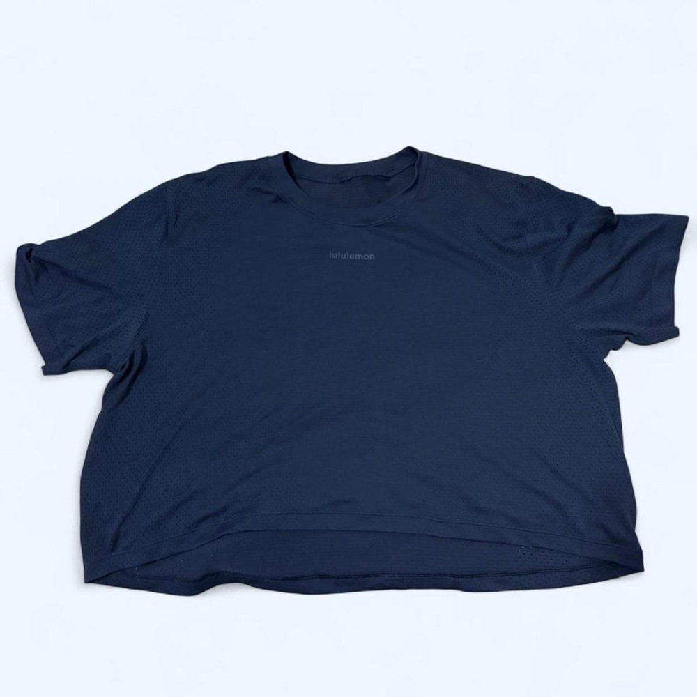 High low oversized swiftly tech cropped tshirt